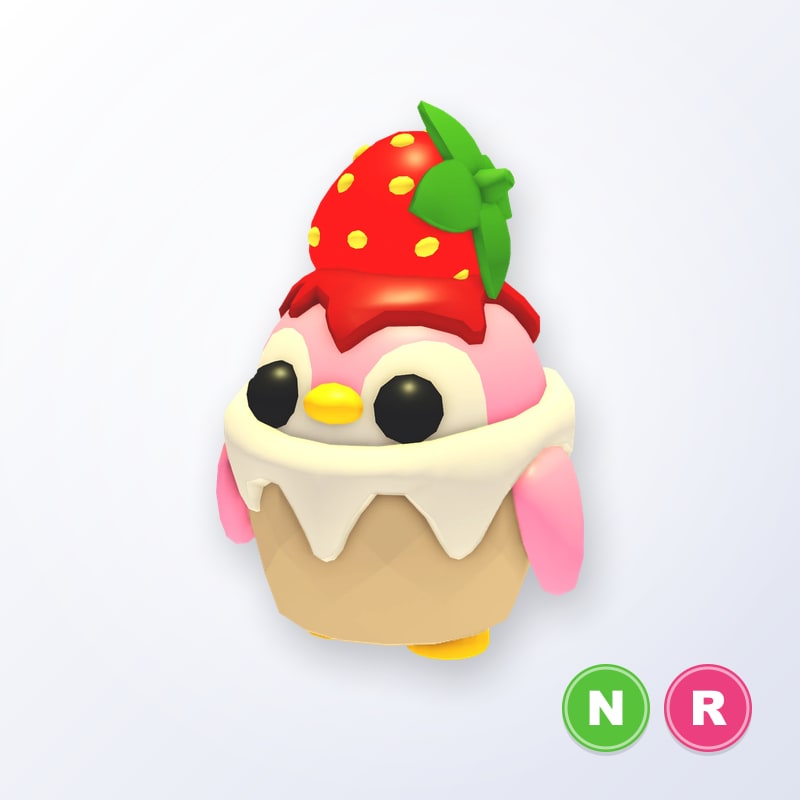 Strawberry Penguin NR | Adopt Me