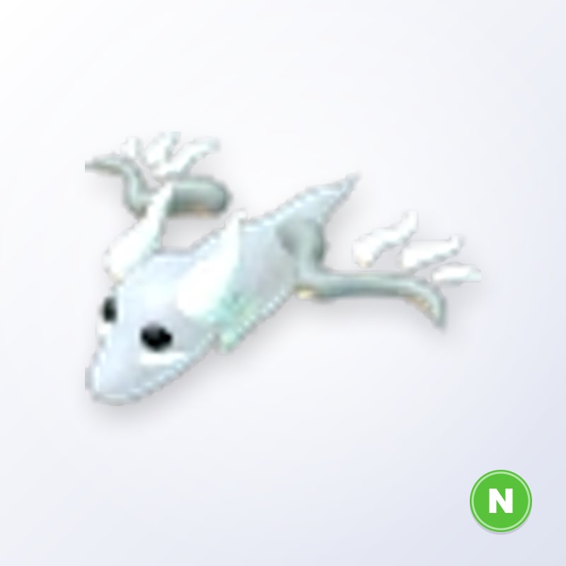 Halloween White Ghost Dragon N | Adopt Me