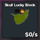 BS14752 Skull Lucky block Rainbow