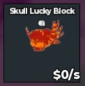BS14751 Skull Lucky block Lava