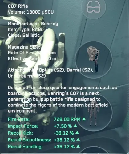 ✧･ﾟ:*✧ Star Citizen Item - CQ7 with 7.5% Damage Increase ✧･ﾟ:*✧ IDK Buy It? ✧･ﾟ:*✧