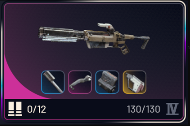 Vulcano IV — Full Attachments + 130/130 Durability