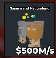 BS14781 Garama and Madundung With Coin Trait 500M/s