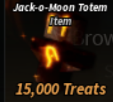 jack-o-Moon Totem ( No trading only can pop in server )