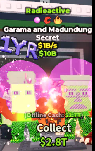 Radioactive Garama and Madundung 1B🎃 {3 TRAITS}No Taco