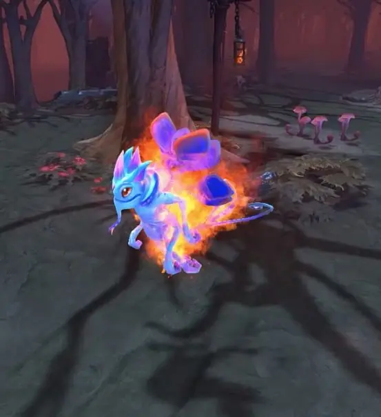 ✧･ﾟ:*✧ Dota 2 Items: Fiery Puck Outfit with Mischievous Dragon Head (Uncommon) ✧･ﾟ:*✧ Save Instanly ✧･ﾟ:*✧