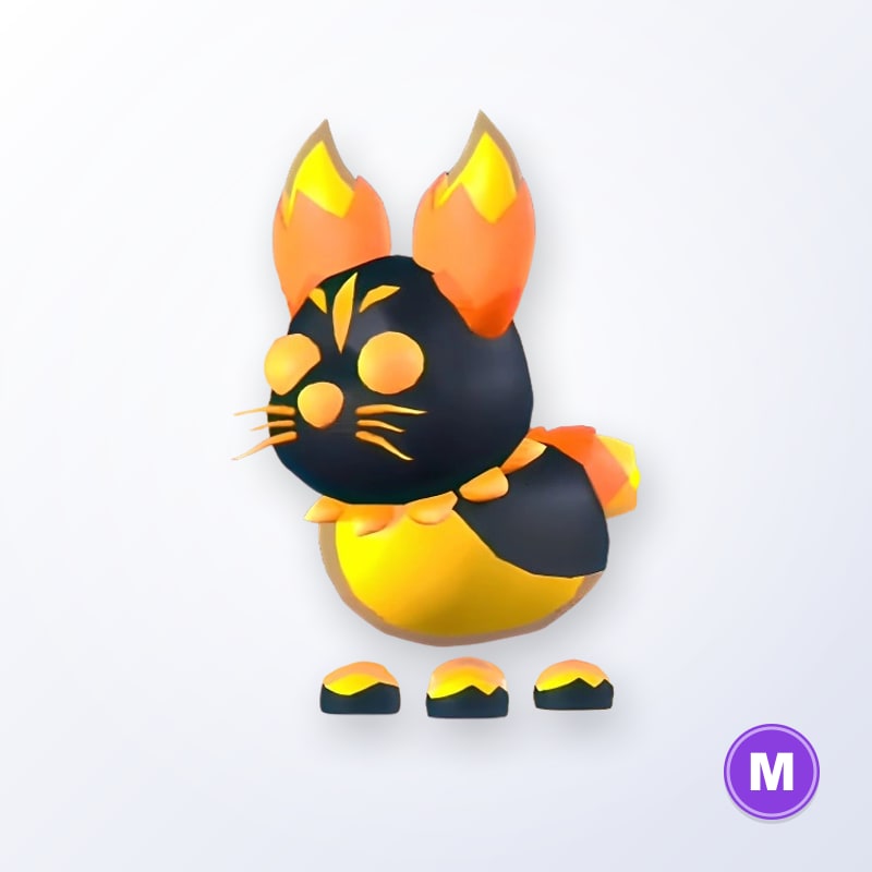 Burning Bunny M | Adopt Me