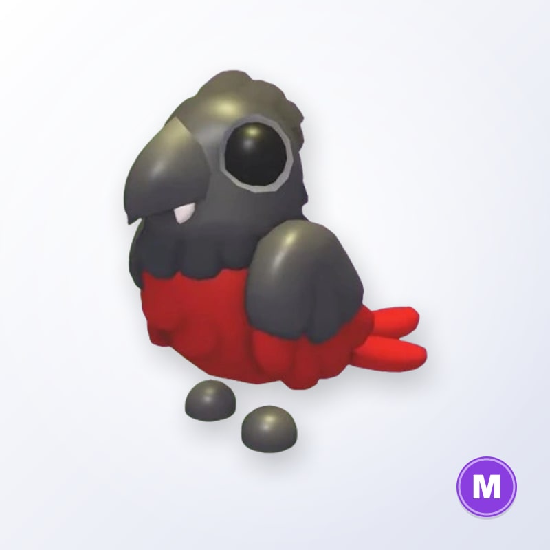Dracula Parrot M | Adopt Me