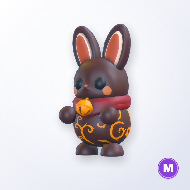 Dark Choccybunny M | Adopt Me
