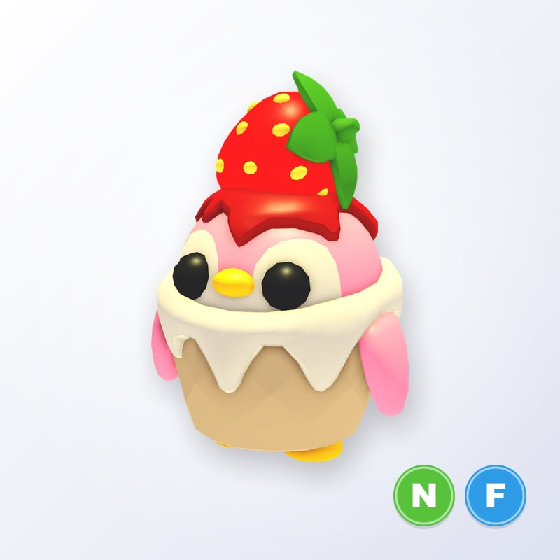 Strawberry Penguin NF | Adopt Me