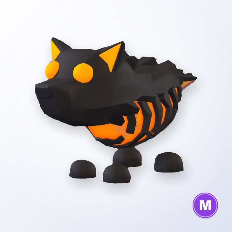 Lava Wolf M | Adopt Me