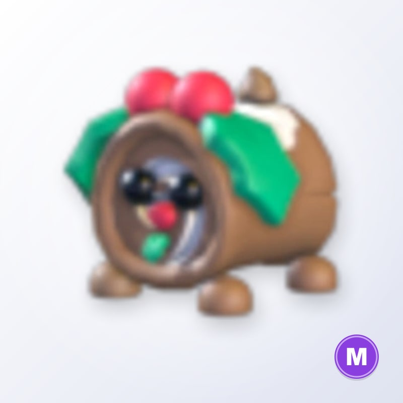 Yule Log Dog M | Adopt Me