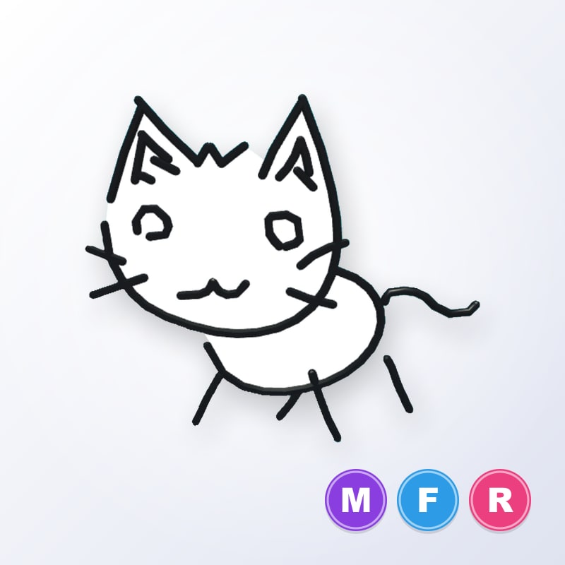 2D Kitty MFR | Adopt Me