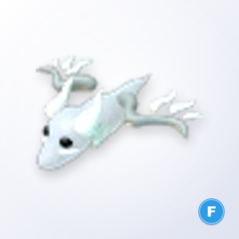 Halloween White Ghost Dragon F | Adopt Me