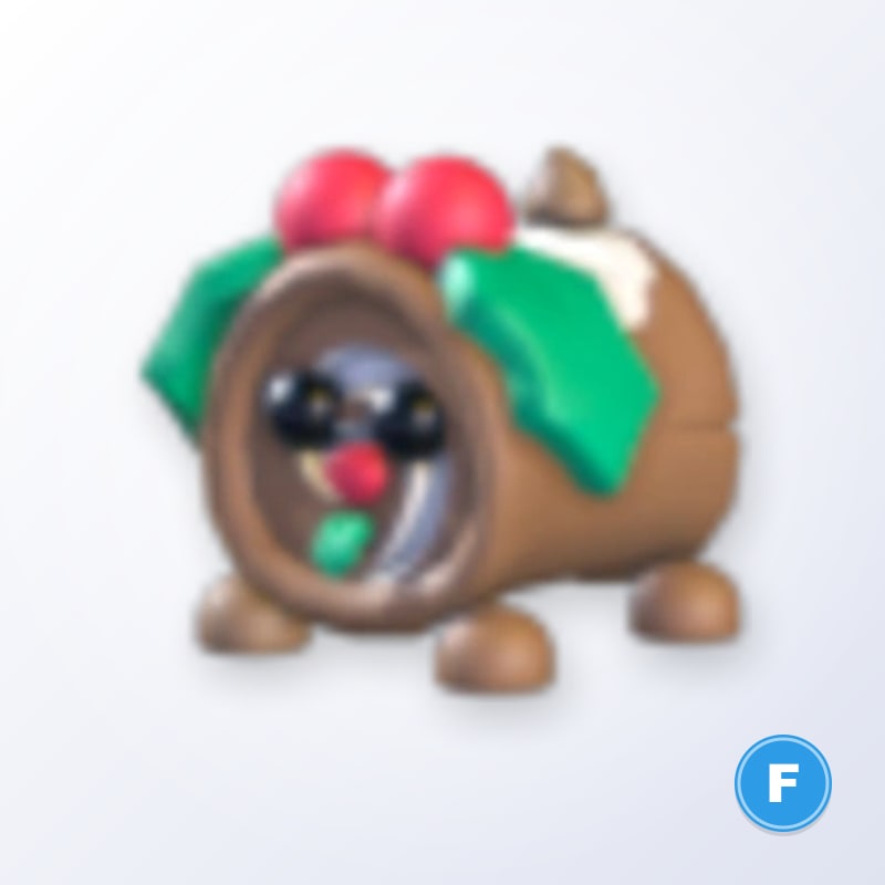 Yule Log Dog F | Adopt Me