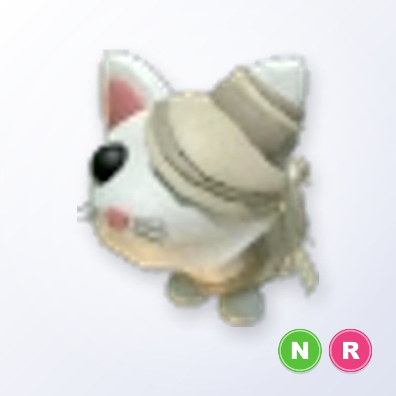 Halloween White Mummy Cat NR | Adopt Me