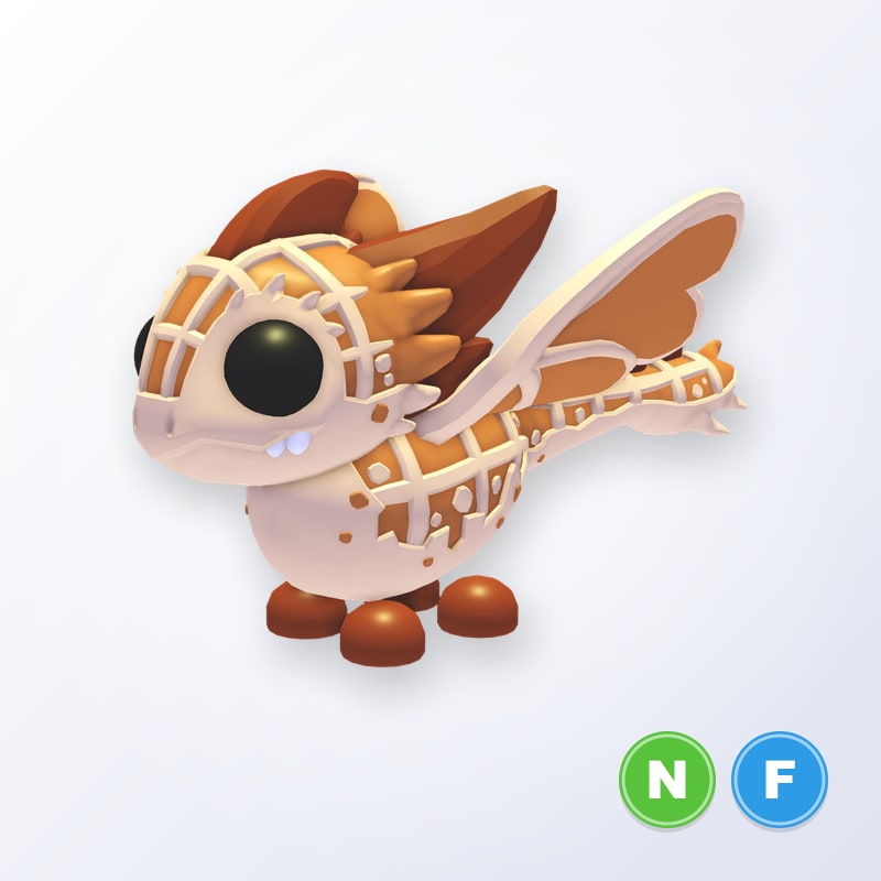 Waffle Wyrm NF | Adopt Me