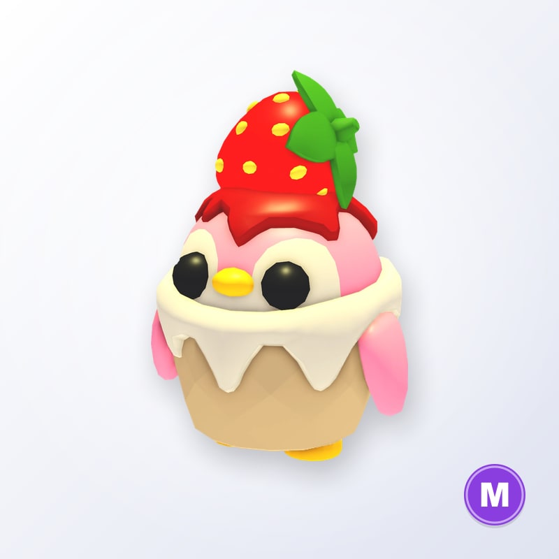 Strawberry Penguin M | Adopt Me