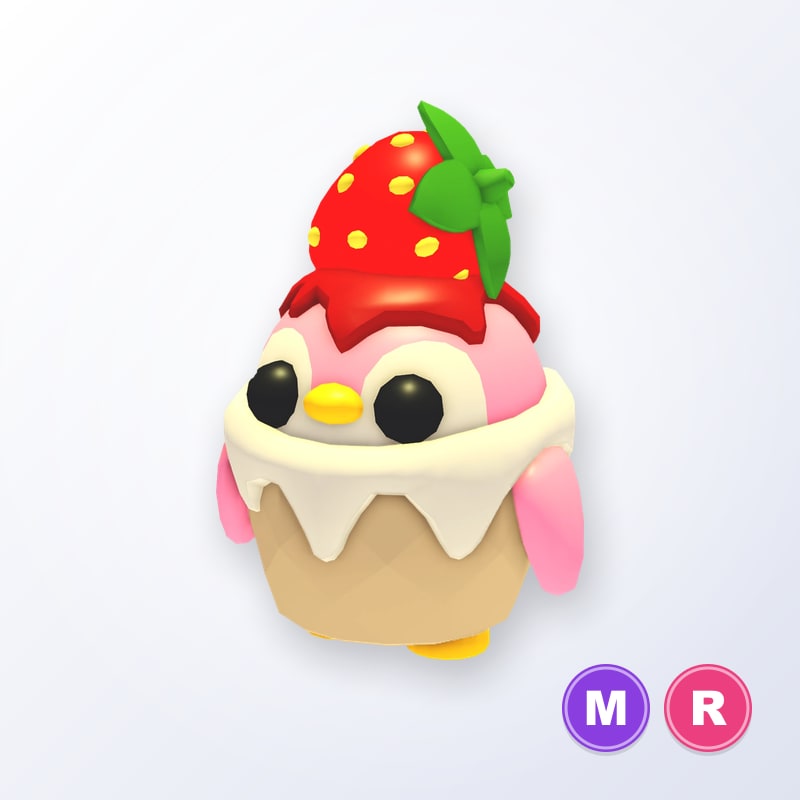 Strawberry Penguin MR | Adopt Me