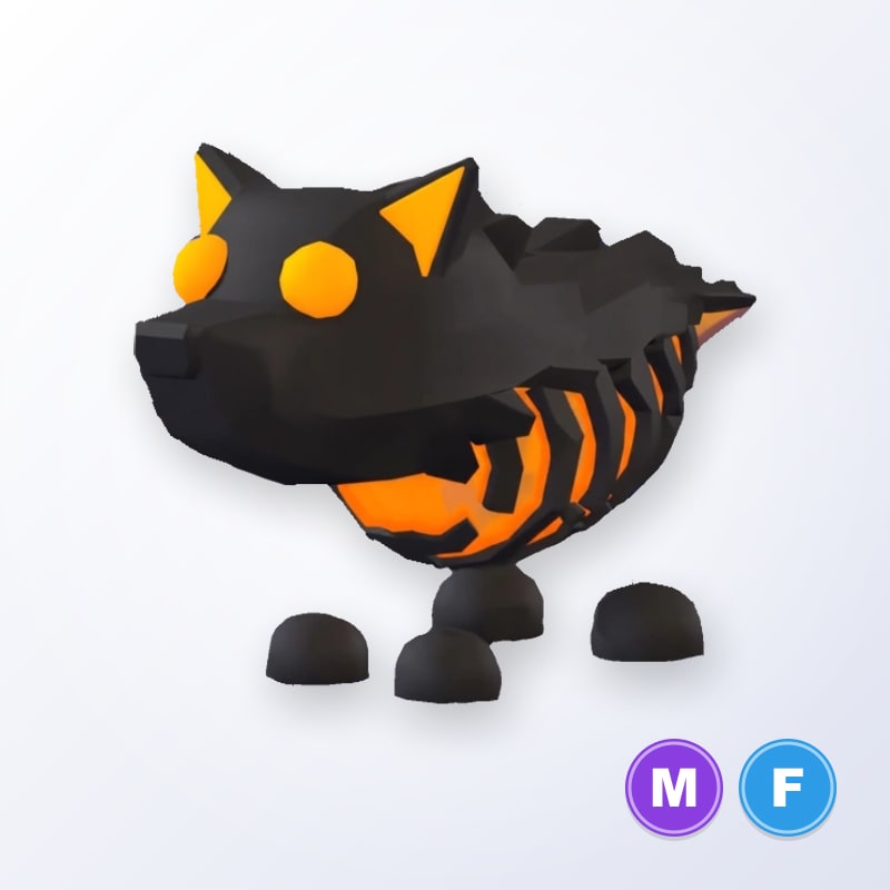 Lava Wolf MF | Adopt Me