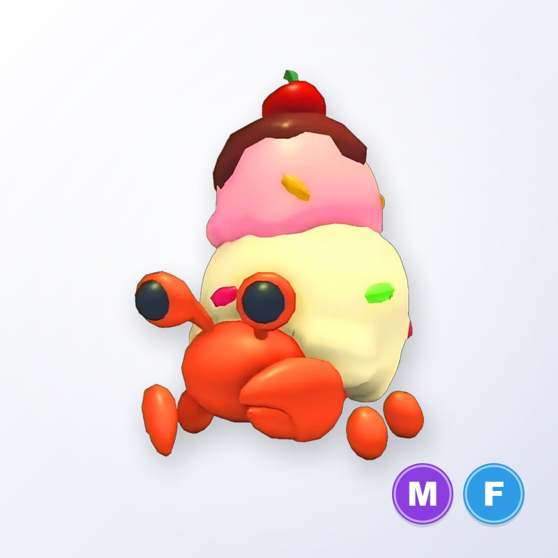 Ice Cream Hermit Crab MF | Adopt Me