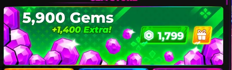 ✧･ﾟ:*✧ Roblox Volleyball Legends - 5,900 GEMS (Gift) ✧･ﾟ:*✧ Save Instanly ✧･ﾟ:*✧