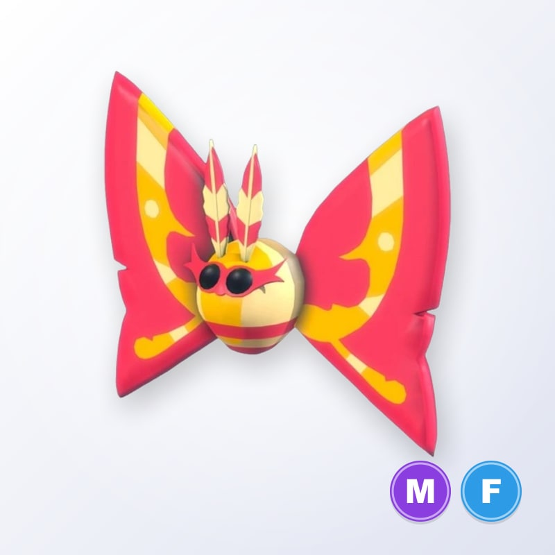 Rosy Maple Moth MF | Adopt Me