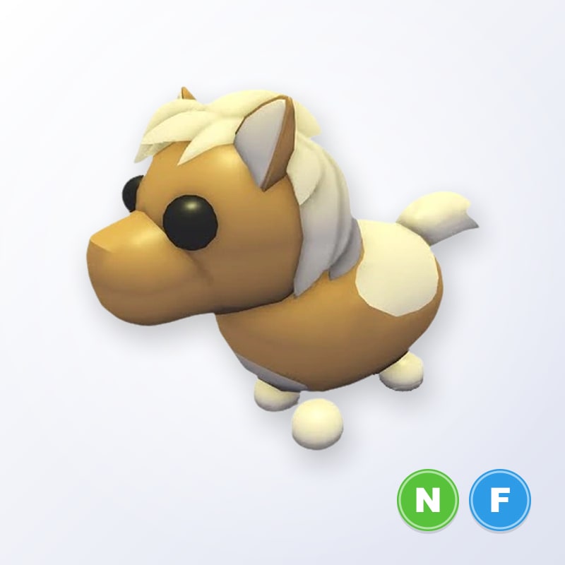 Shetland Pony Light Brown NF | Adopt Me