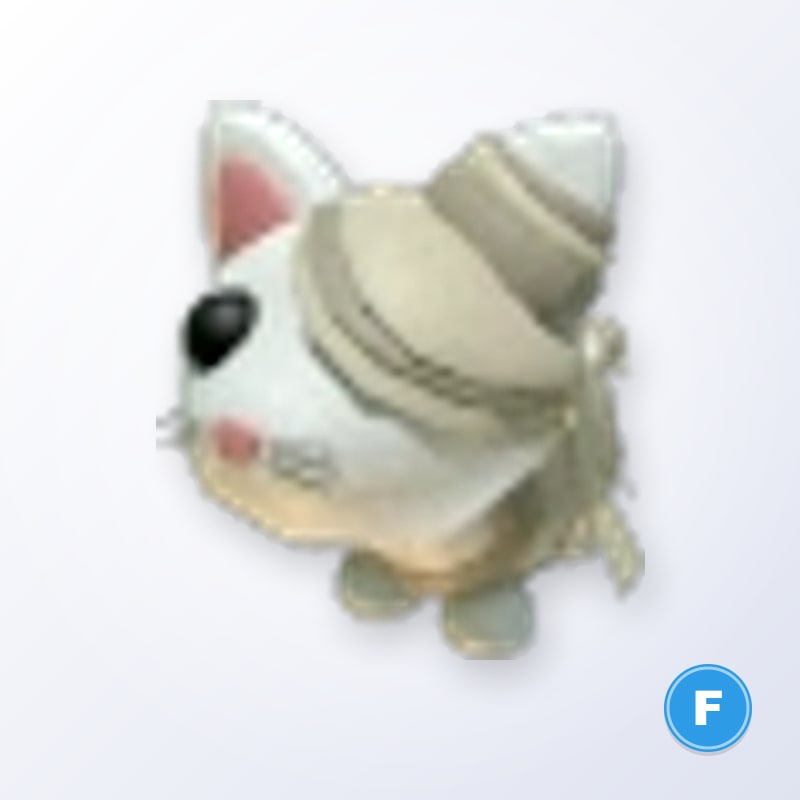 Halloween White Mummy Cat F | Adopt Me