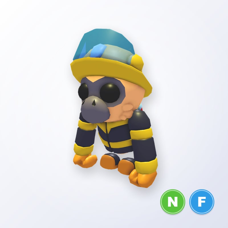 Firefighter Gibbon NF | Adopt Me