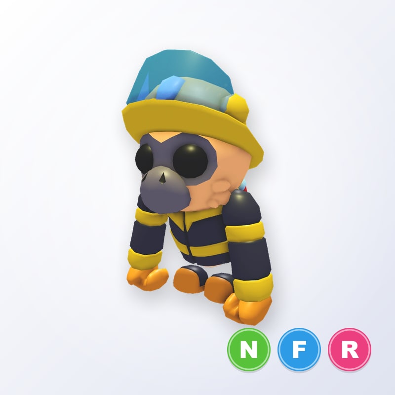 Firefighter Gibbon NFR | Adopt Me