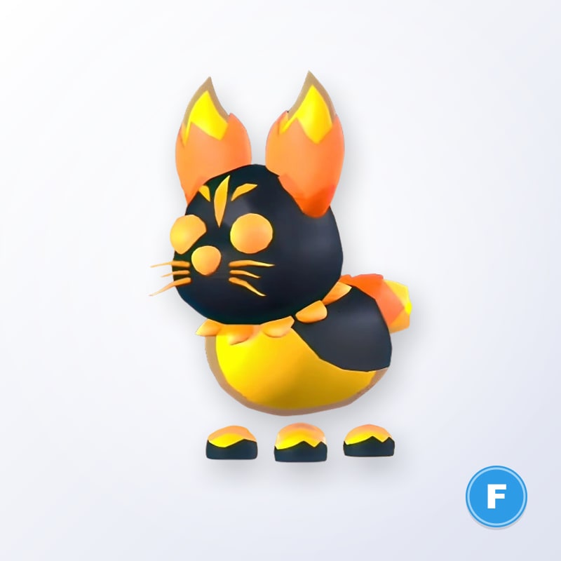Burning Bunny F | Adopt Me