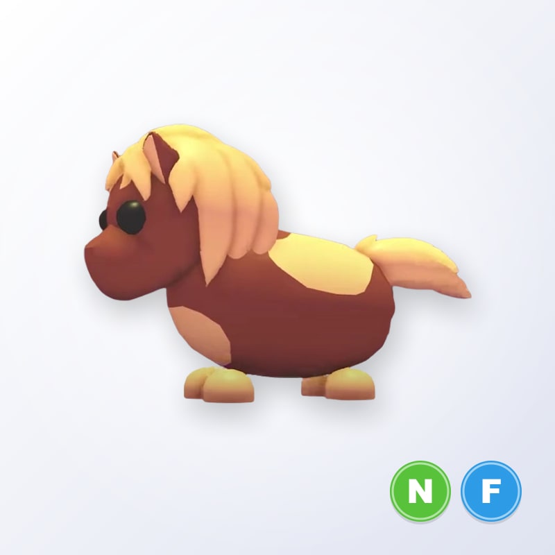 Shetland Pony Dark Brown NF | Adopt Me