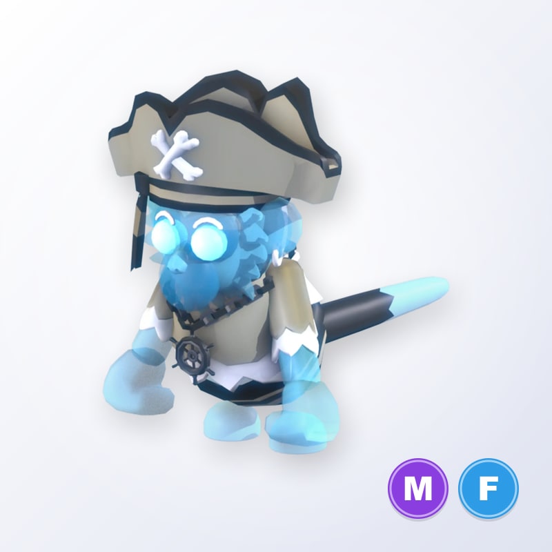 Pirate Ghost Capuchin Monkey MF | Adopt Me