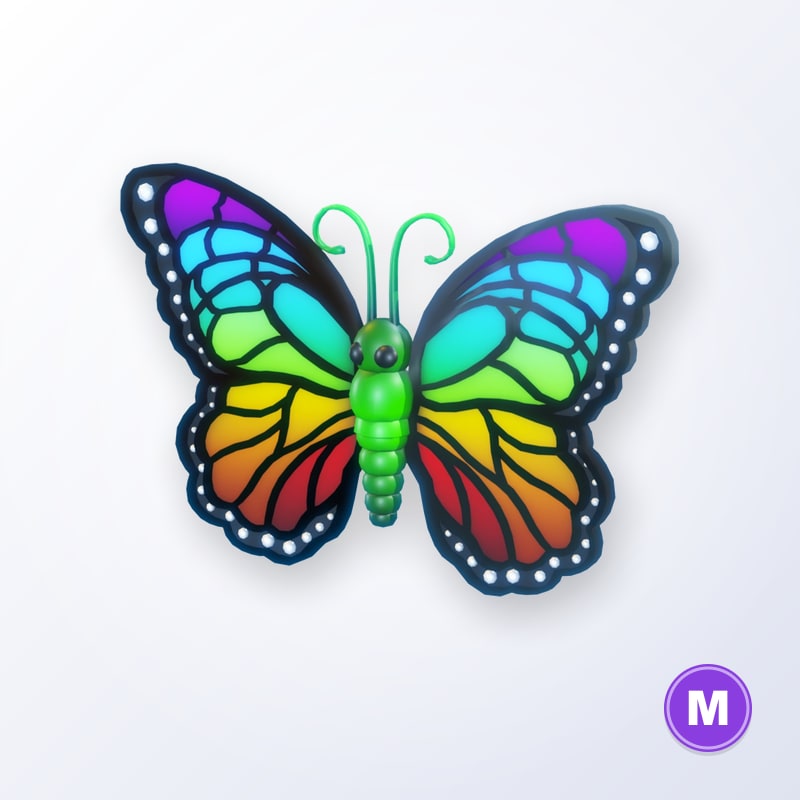 Prismatic Butterfly M | Adopt Me
