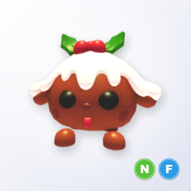 Christmas Pudding Pup NF | Adopt Me
