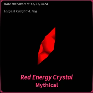 Red Energy Crystal - Fisch