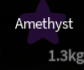 Amethyst Gemstone - Fisch