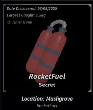 new fisch update|Rocket fuel