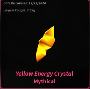 Yellow Energy Crystal - Fisch
