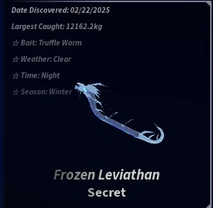 Frozen Leviathan| secret fish|new update