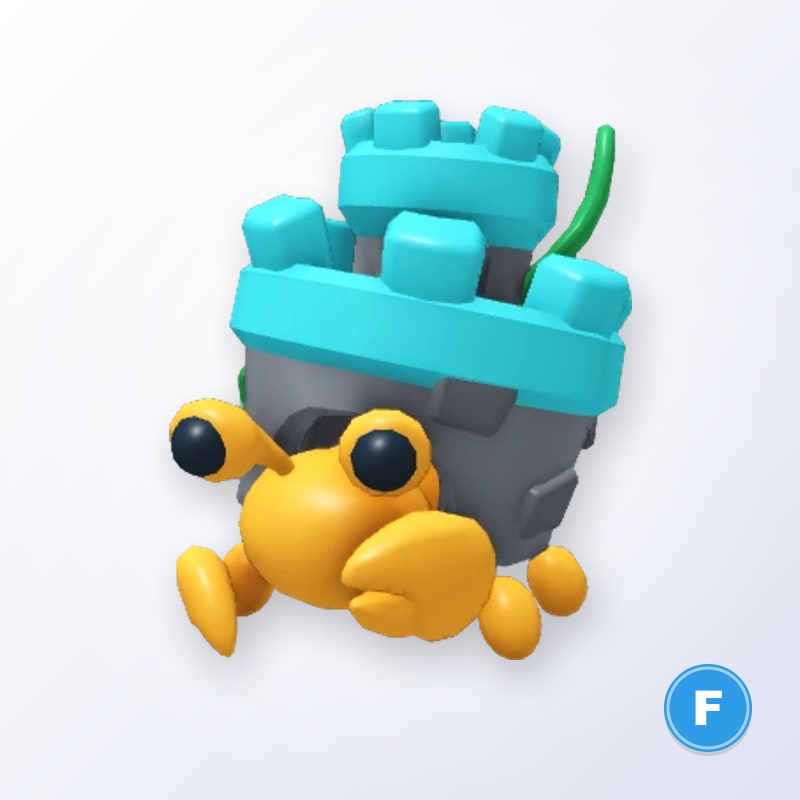 Castle Hermit Crab F | Adopt Me