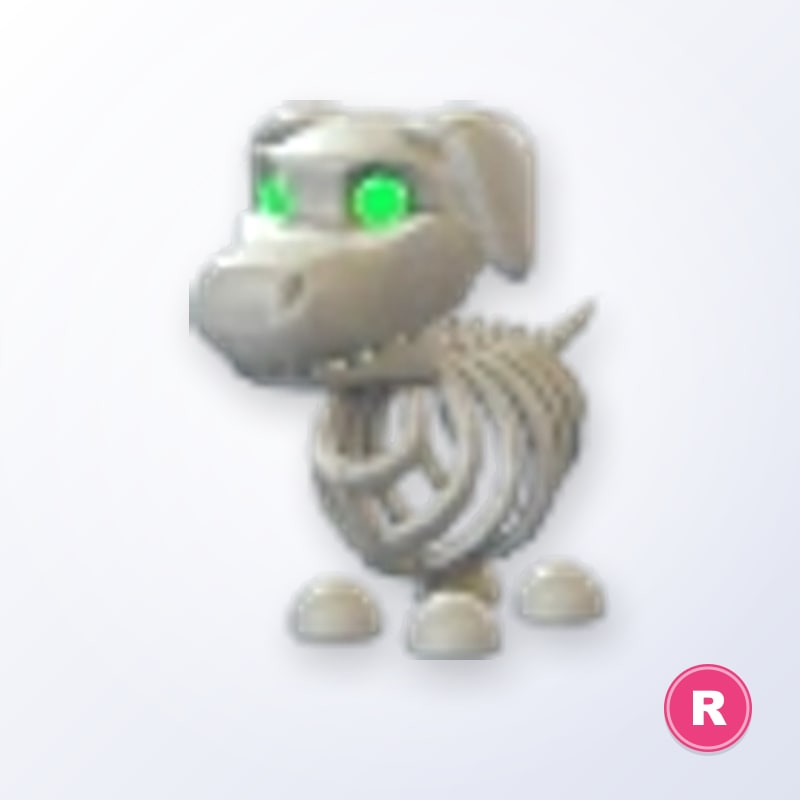 Halloween White Skeleton Dog R | Adopt Me