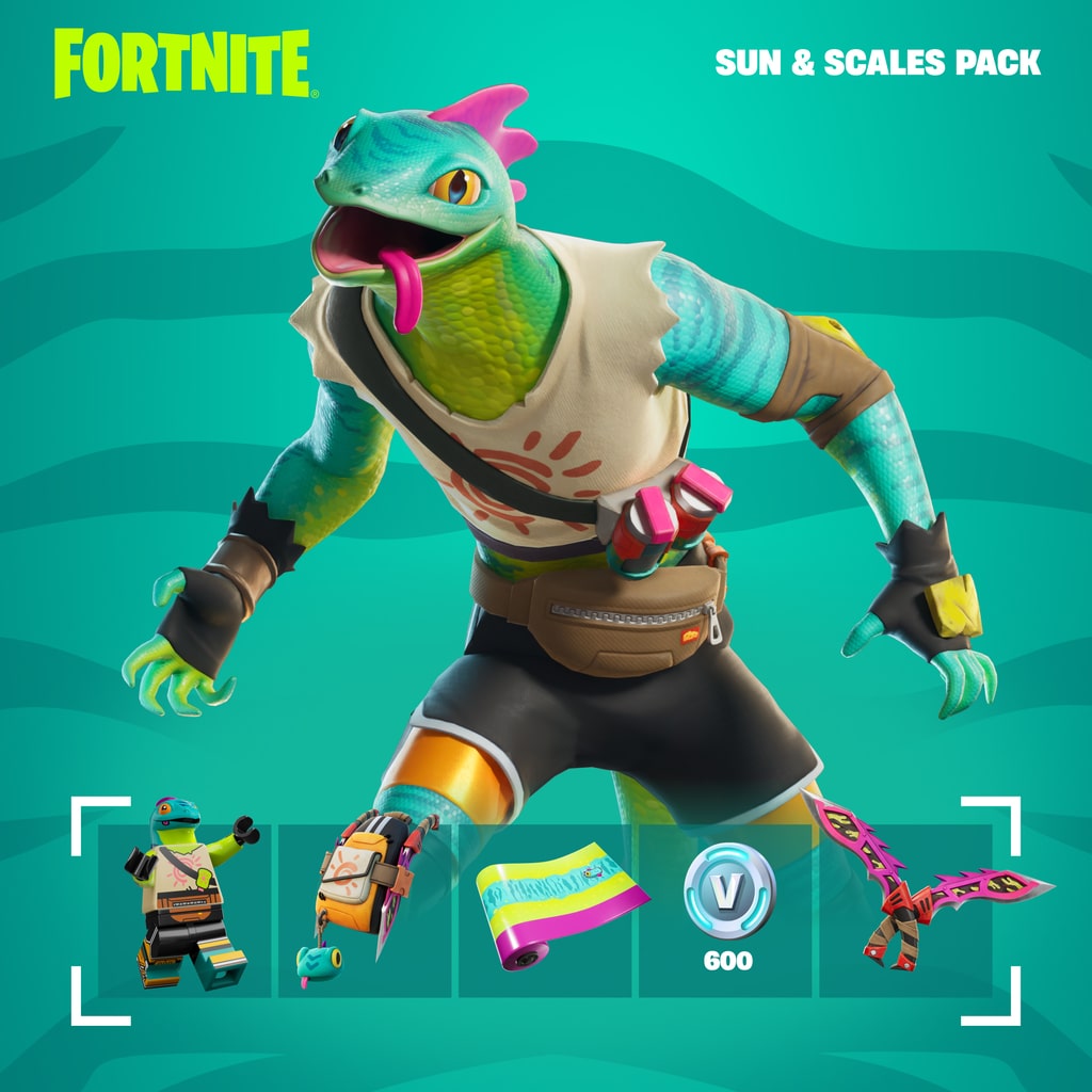 Lizzik - Sun & Scales Pack + 600 V-Bucks | Fortnite US Xbox Key