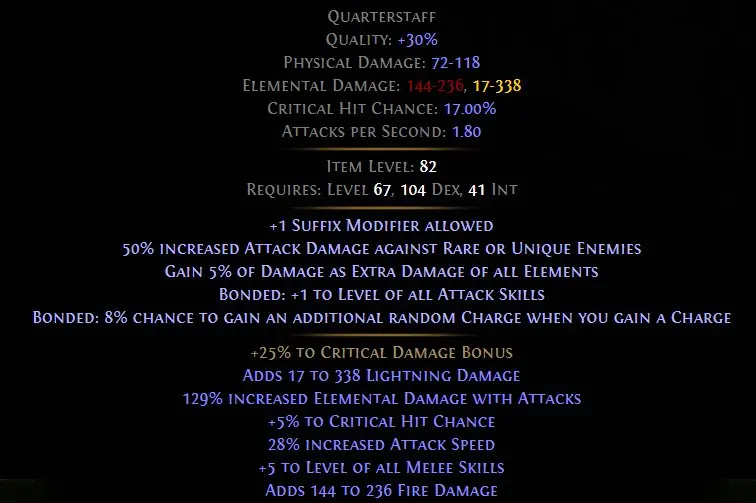 ✧･ﾟ:*✧ Path of Exile 2 - BEST FIGHTING STAFF (Rare Weapon) ✧･ﾟ:*✧ Tap. Pay. Peace. ✧･ﾟ:*✧