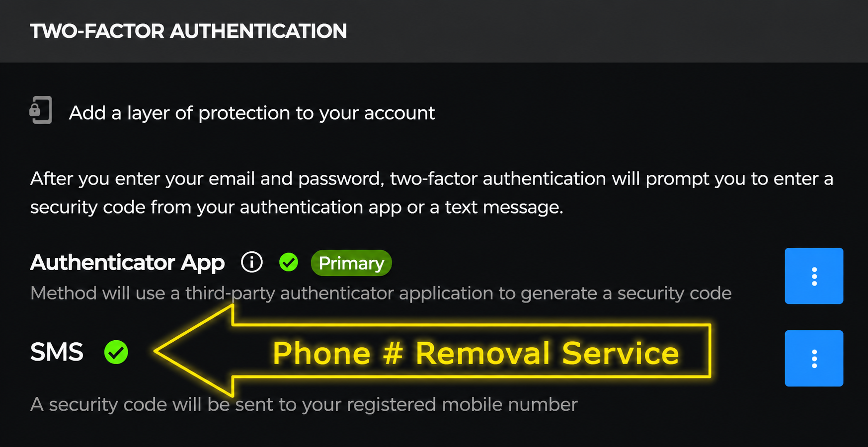 ⚡ Phone Number Removal Service From Your Activision Account