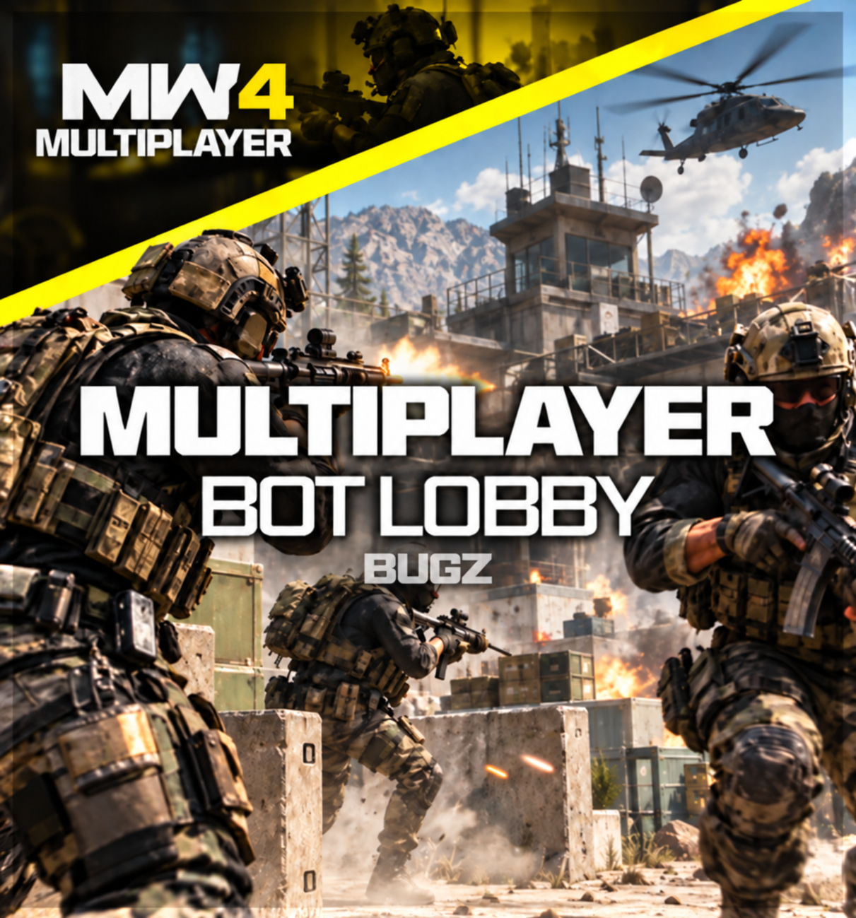 MW4 Multiplayer 1 Hour AFK Bot Lobby Service 【NO WAIT TIME】- Self-Play Camo & XP Boost  - All Platforms