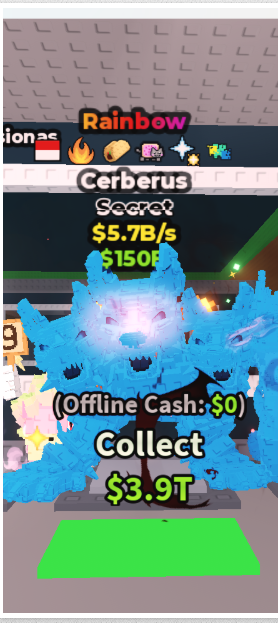 RAINBOW CERBERUS 5.7B/S (6 TRAITS) – STEAL A BRAINROT – FAST DELIVERY & TRUSTED #E4TN7P