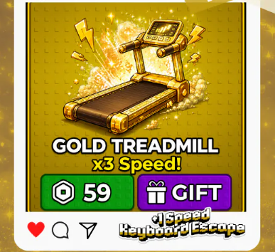 ⭐Gold Treadmill Gamepass⭐