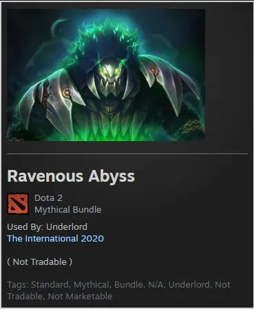 ✧･ﾟ:*✧ Dota 2 Items: Ravenous Abyss The International 10 Collector's Cache Outfit ✧･ﾟ:*✧ Ending.no joke. ✧･ﾟ:*✧